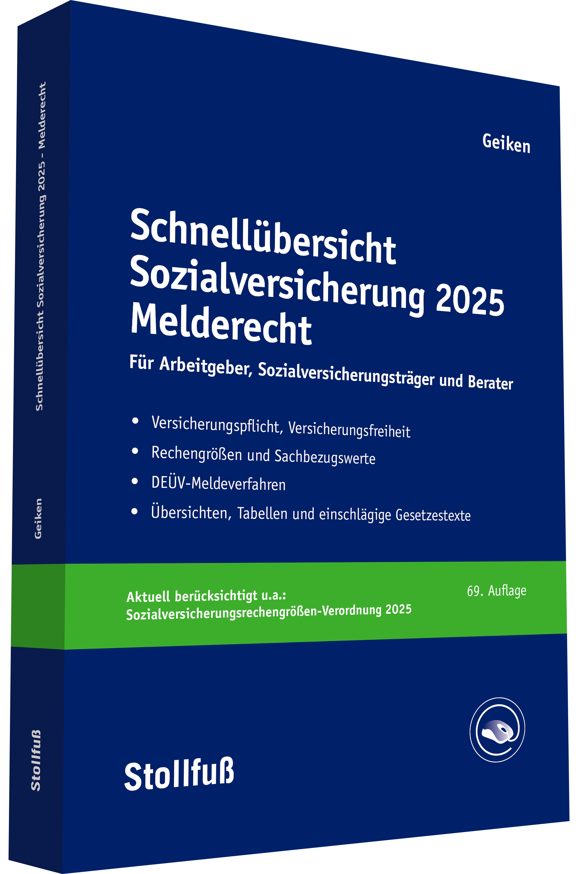 Schnellbersicht Sozialversicherung Melderecht2025 9783083141259