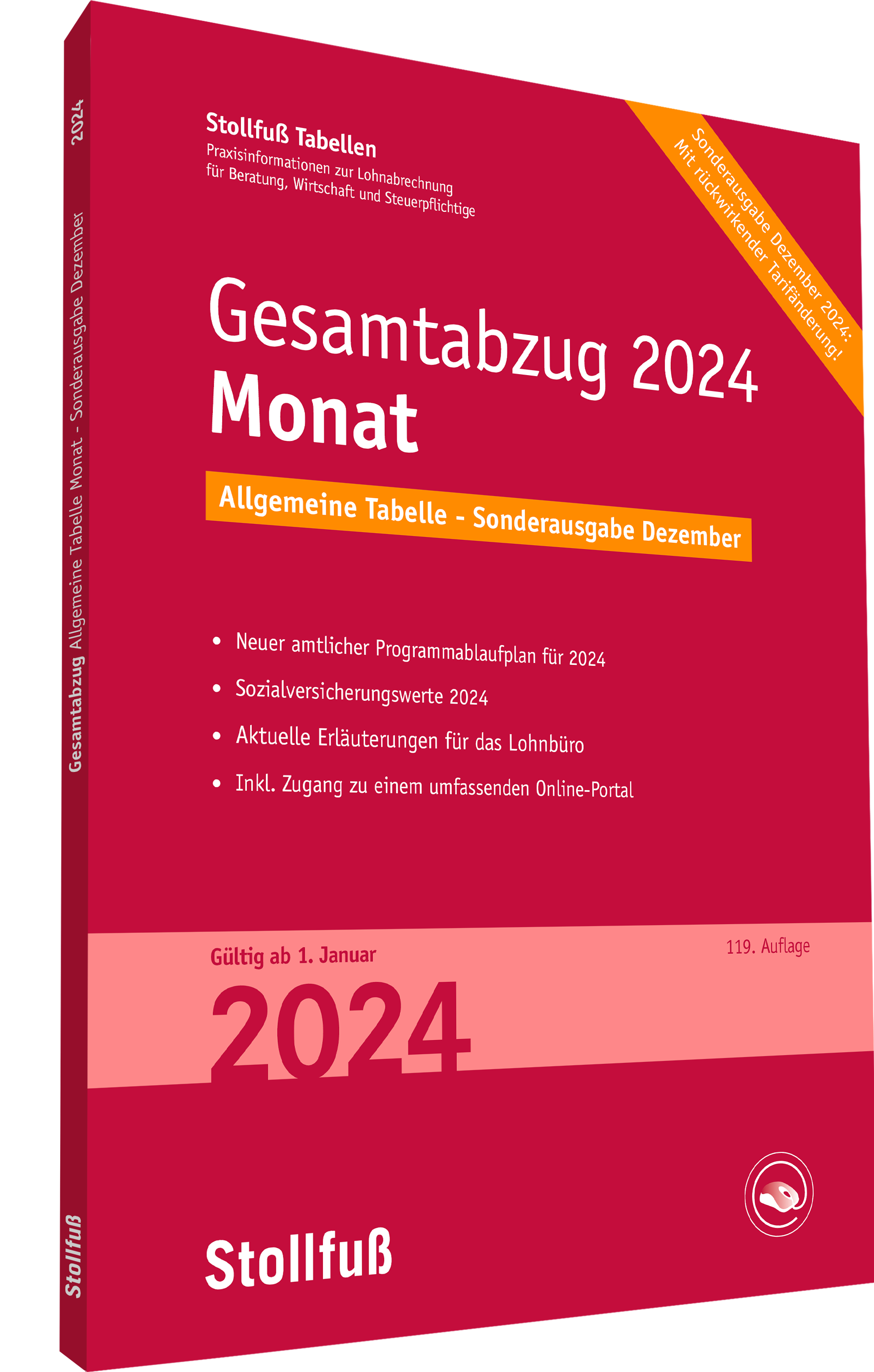 Lohnsteuertabelle 2024_2 Monat mit Sozialversicherung